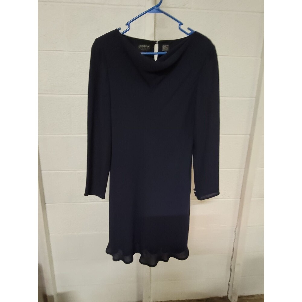 Liz Claiborne long sleeve cowl neck dress.